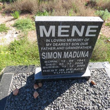 MENE Simon Maduna 1941-2008