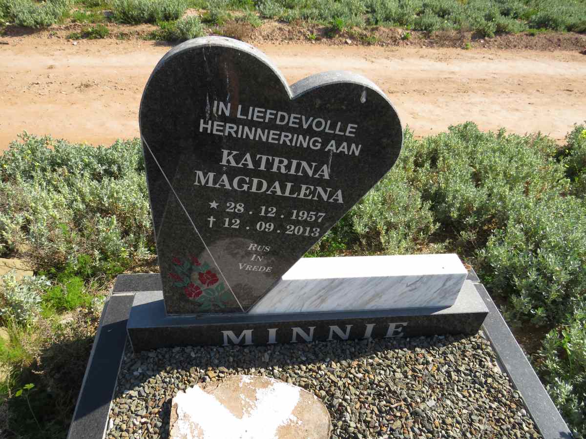MINNIE Katrina Magdalena 1957-2013