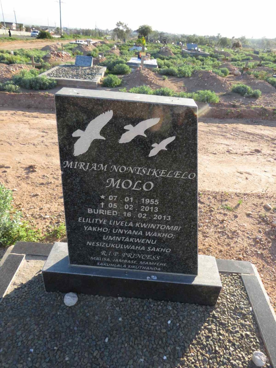 MOLO Miriam Nontsikelelo 1955-2013