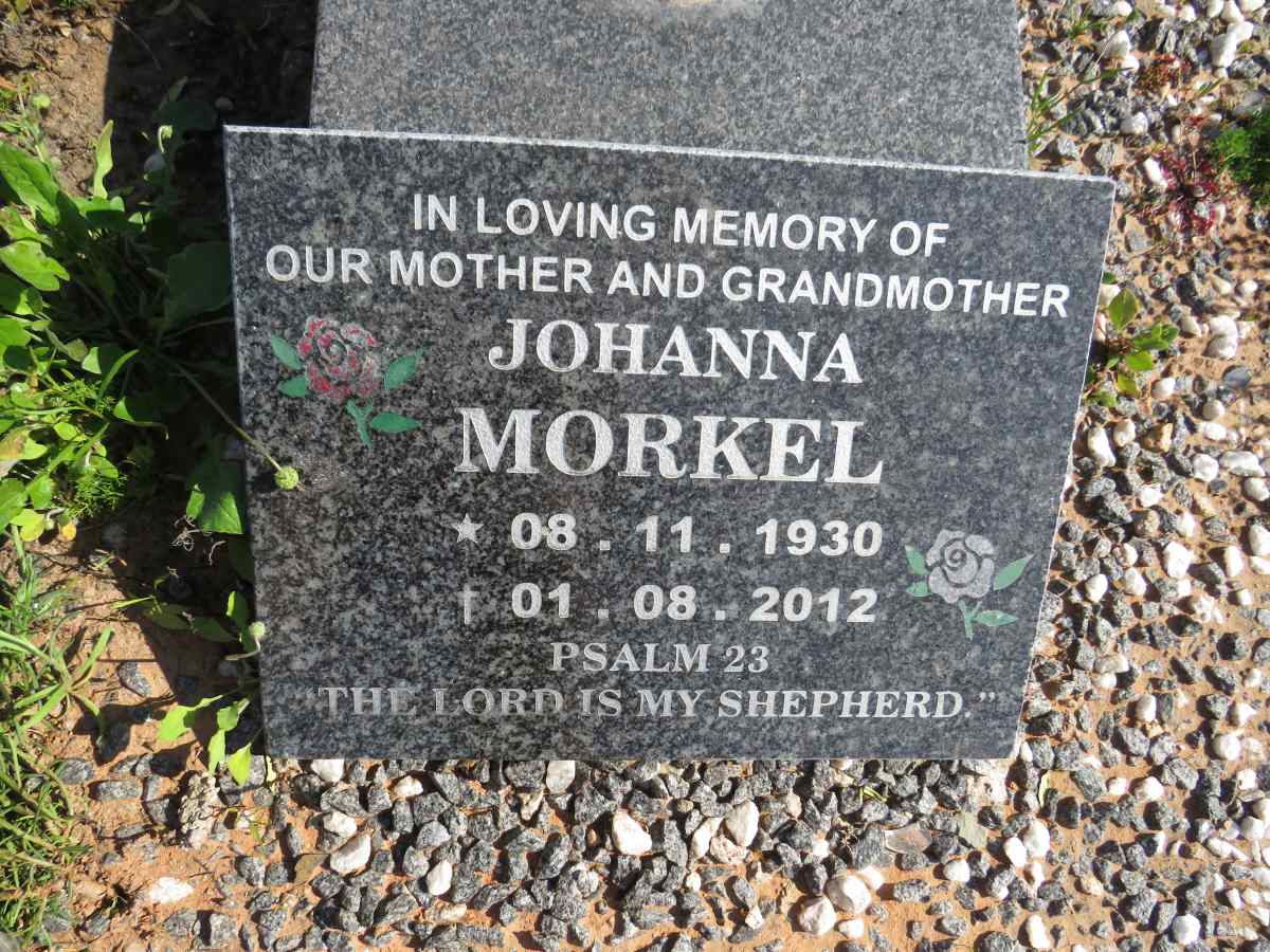 MORKEL Johanna 1930-2012