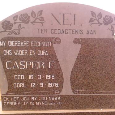 NEL Casper F. 1916-1976