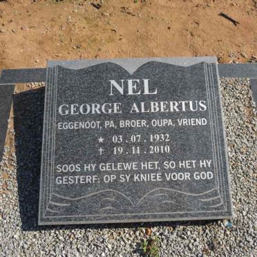 NEL George Albertus 1932-2010
