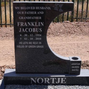 NORTJE Franklin Jacobus 1954-2010