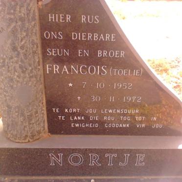 NORTJE Francois 1952-1972