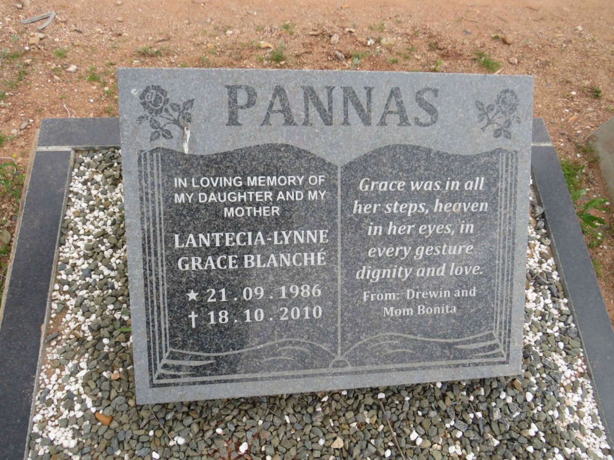 PANNAS Lantecia-Lynne Grace Blanché 1986-2010