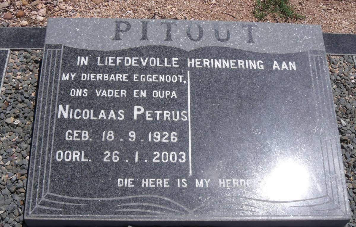 PITOUT Nicolaas Petrus 1926-2003
