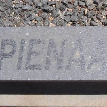 PIENAAR Solomon Cornelius 1917-1996 &amp; Cornelia Isabelle OLIVIER 1939- _1