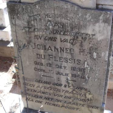 PLESSIS Johannes H., du 1886-1946
