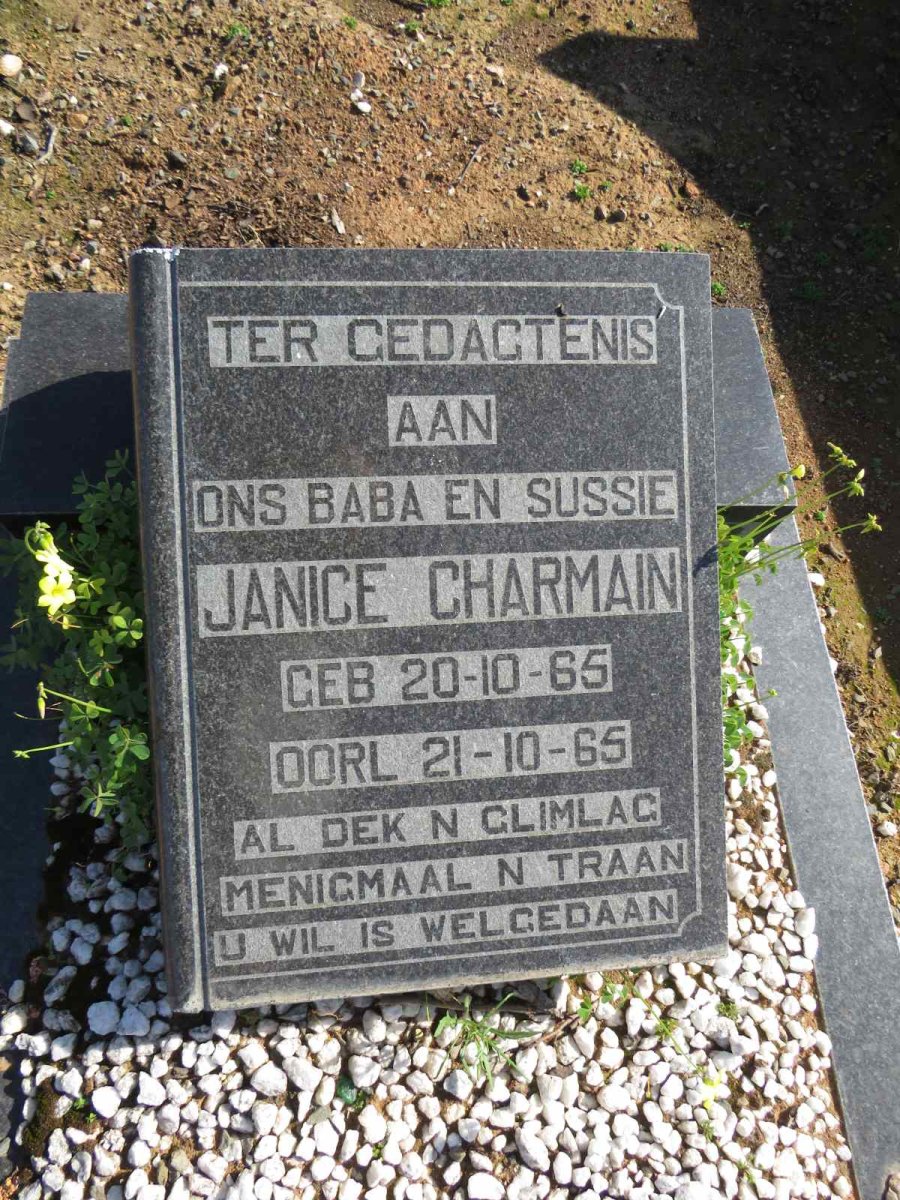PLESSIS Janice Charmain, du 1965-1965_2