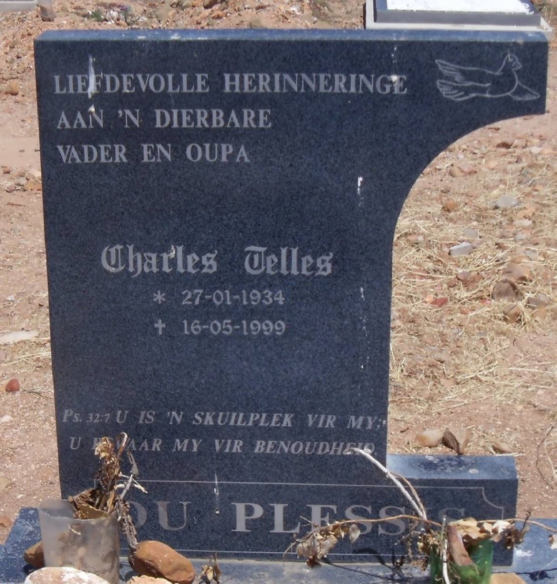 PLESSIS Charles Telles, du 1934-1999