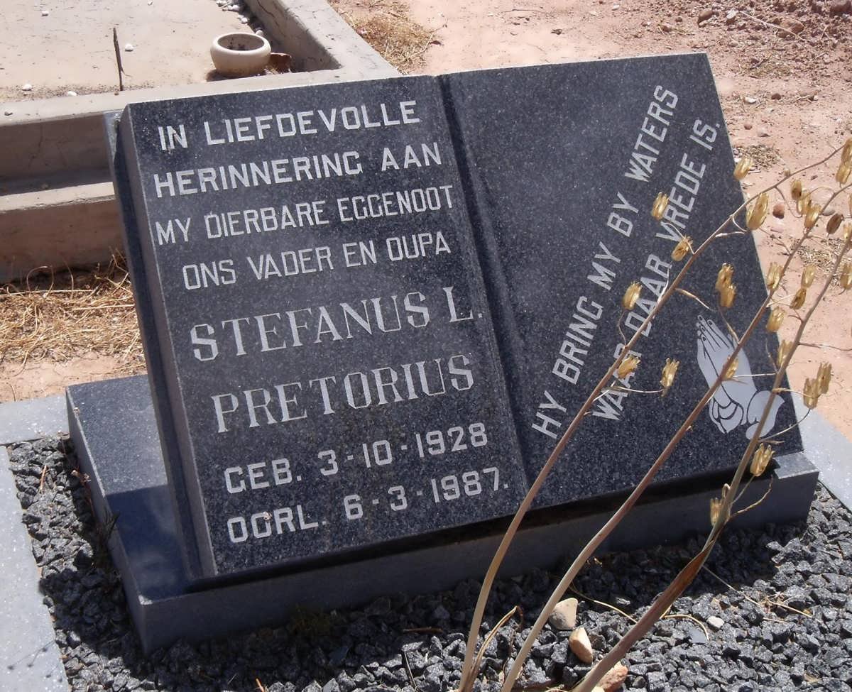 PRETORIUS Stefanus L. 1928-1987