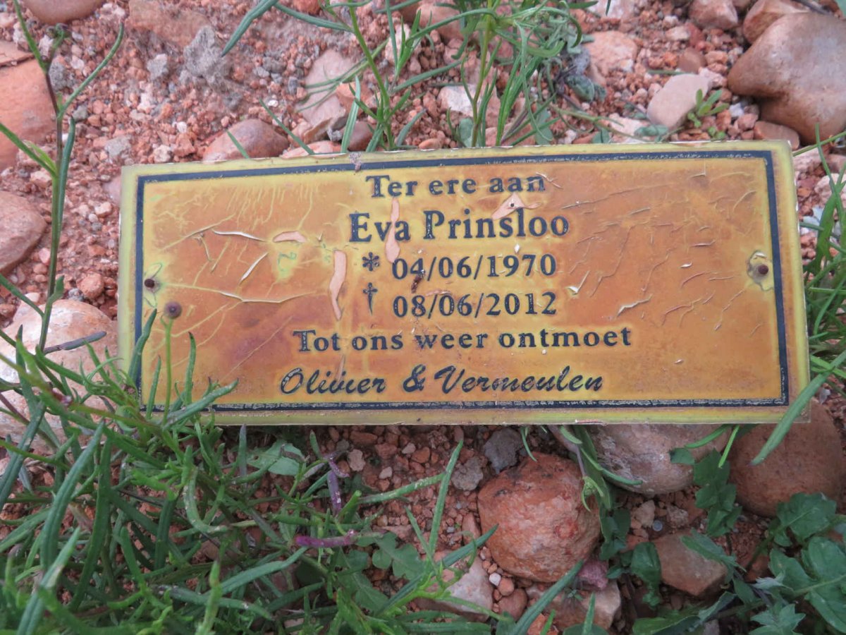 PRINSLOO Eva 1970-2012