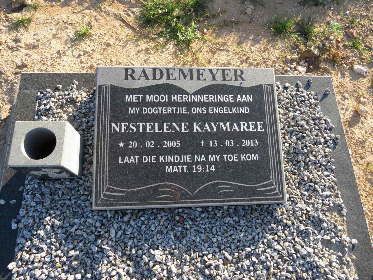 RADEMEYER Nestelene Kaymaree 2005-2013