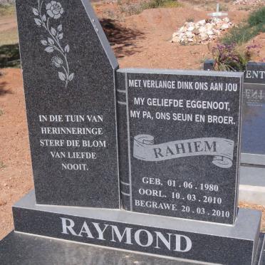 RAYMOND Rahiem 1980-2010