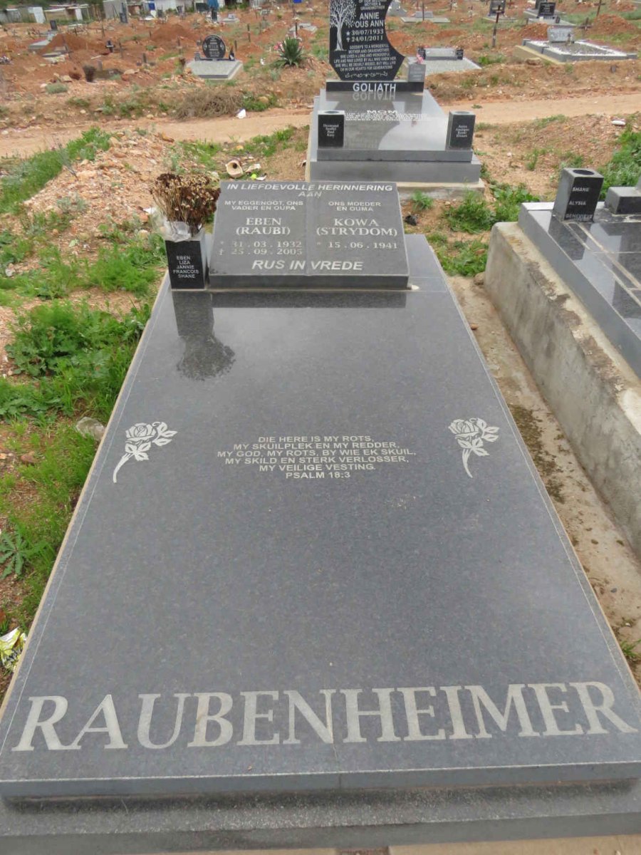 RAUBENHEIMER Eben 1932-2005 & Kowa STRYDOM 1941-