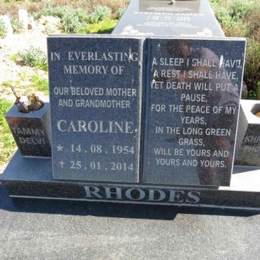 RHODES Caroline 1954-2014