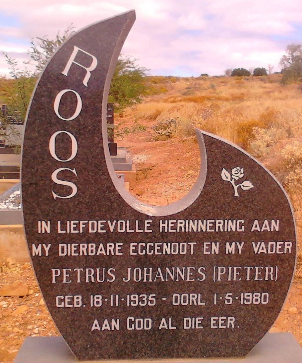 ROOS Petrus Johannes 1935-1980