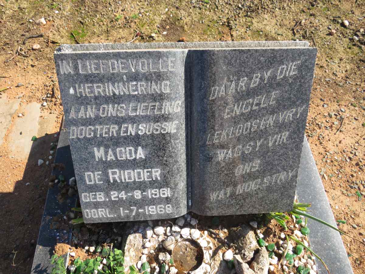 RIDDER Magda, de 1961-1968