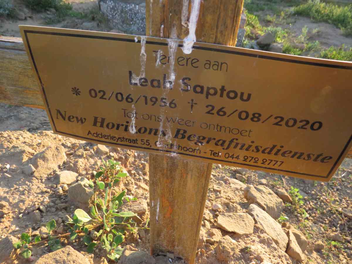 SAPTOU Leah 1956-2020