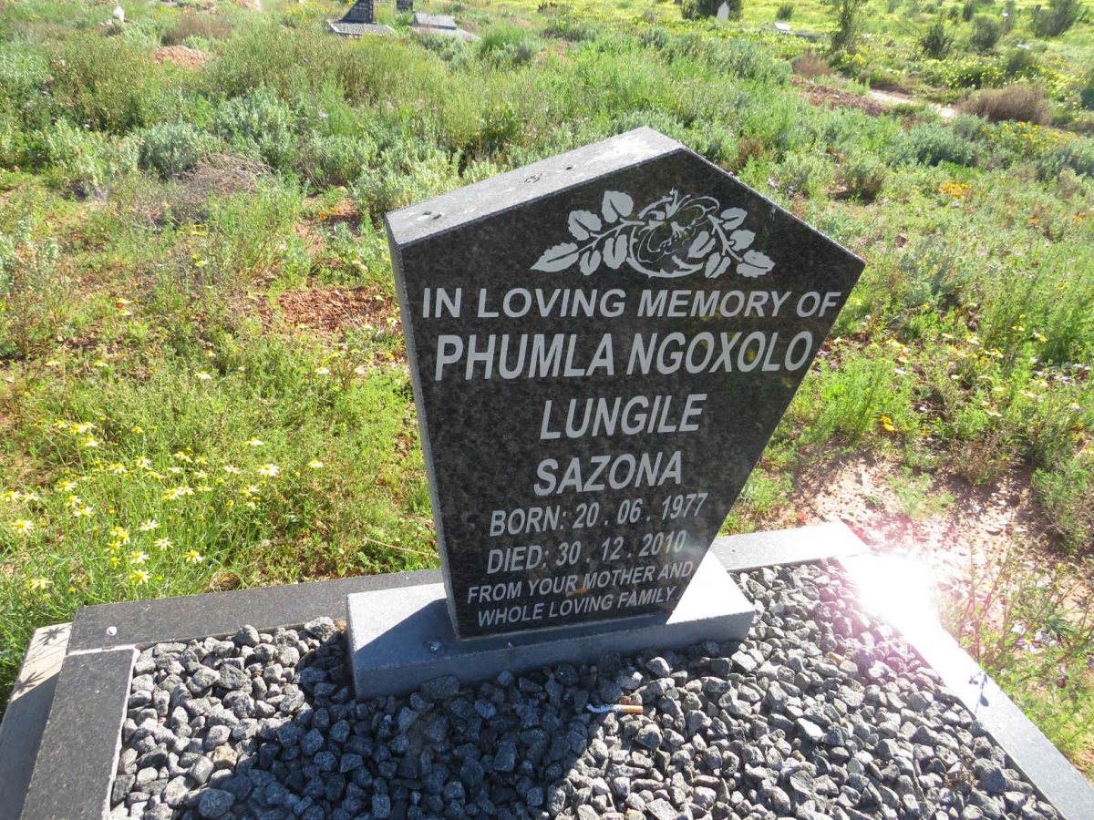 SAZONA Phumla Ngoxolo Lungile 1977-2010