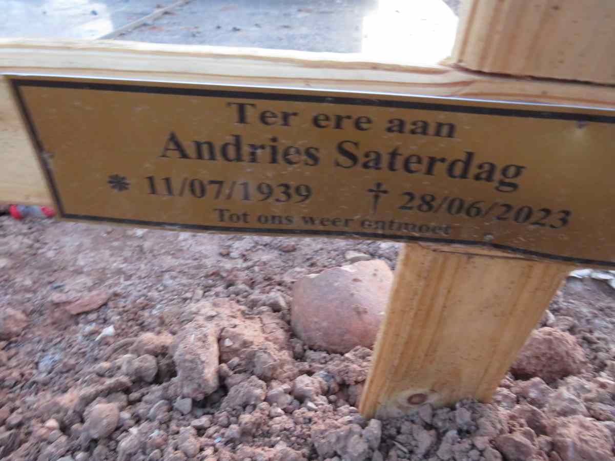 SATERDAG Andries 1939-2023