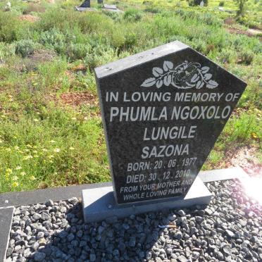 SAZONA Phumla Ngoxolo Lungile 1977-2010