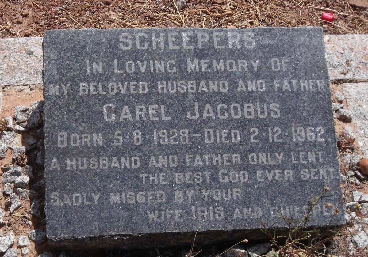 SCHEEPERS Carel Jacobus 1928-1962