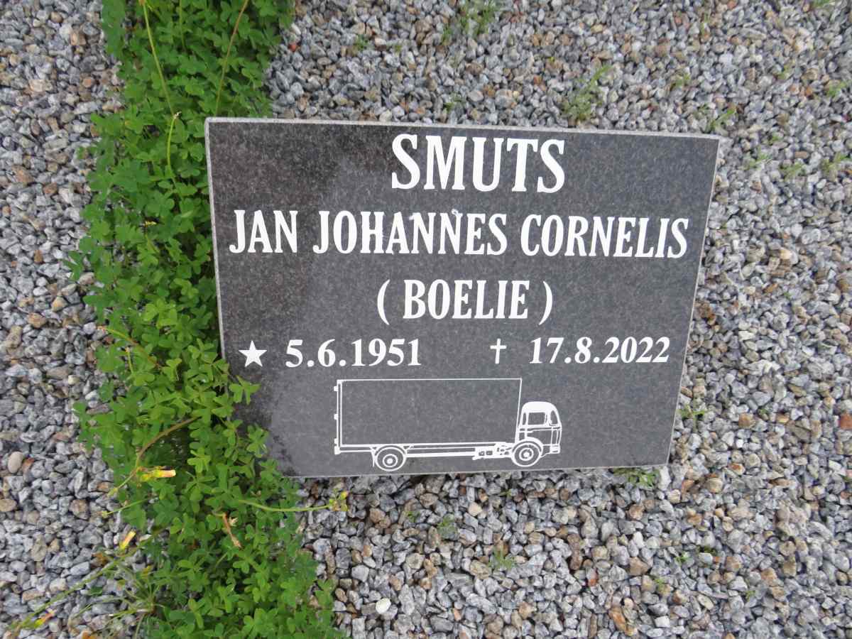 SMUTS Jan Johannes Cornelis 1951-2022