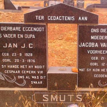 SMUTS Jan J.C. 1928-1976 &amp; Jacoba VAN GREUNEN formerly SMUTS 1925-1981
