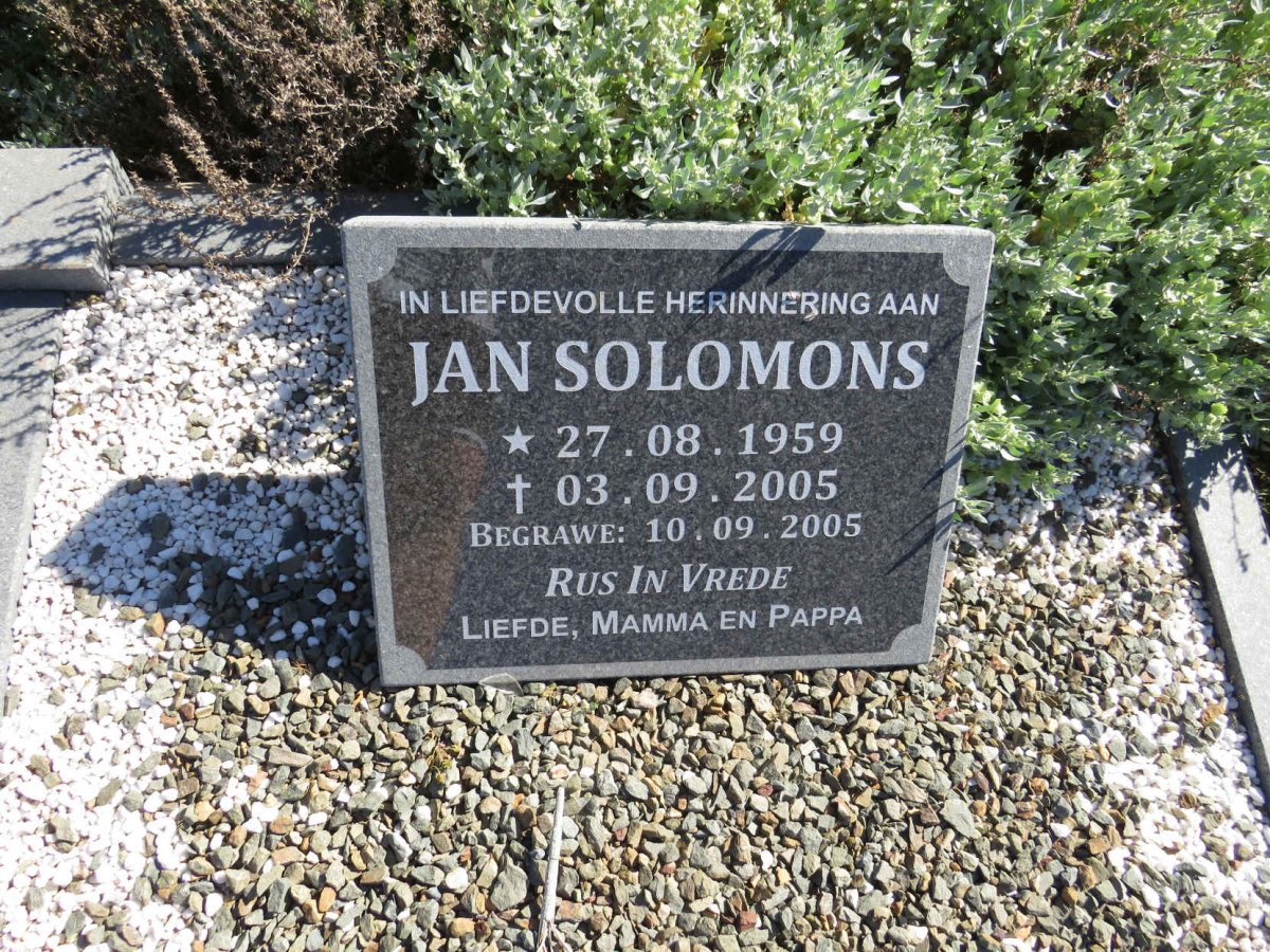 SOLOMONS Jan 1959-2005