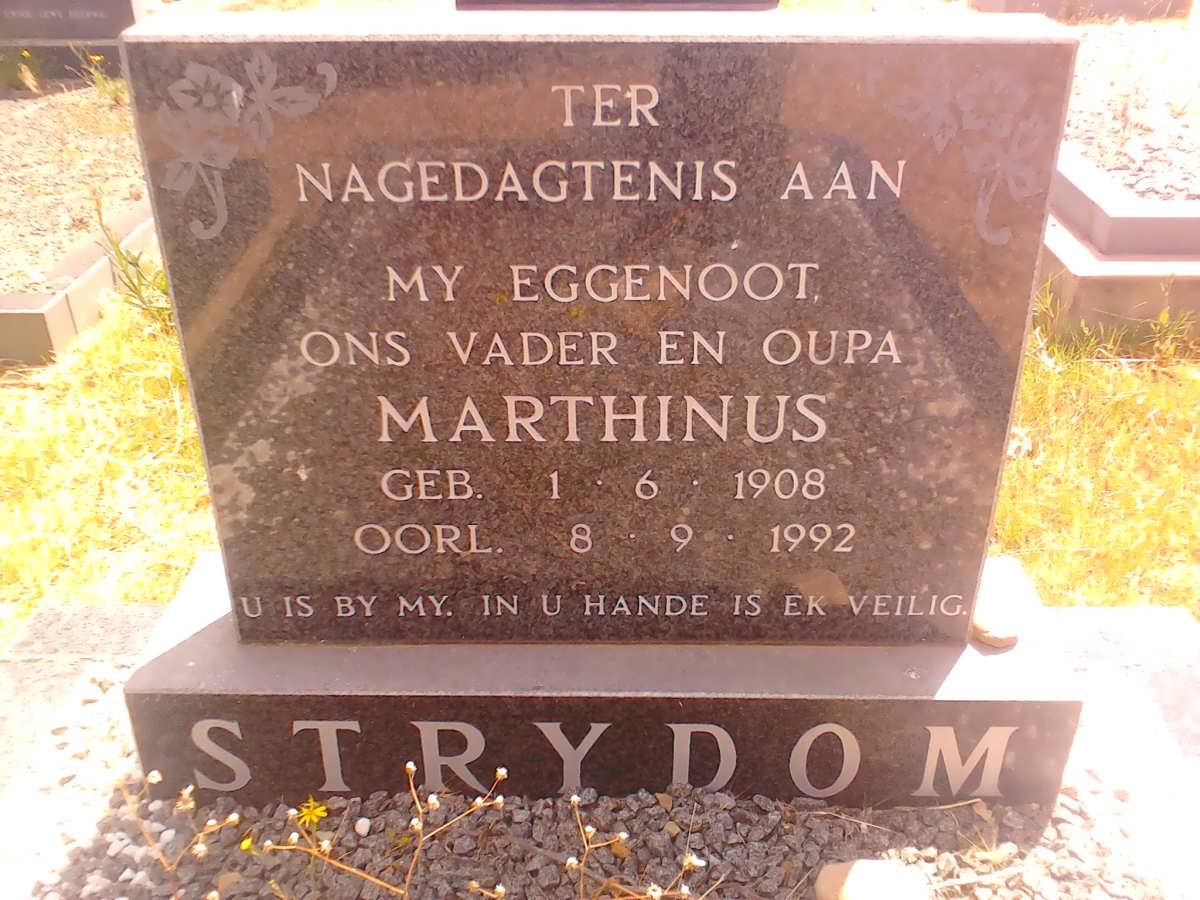 STRYDOM Marthinus 1908-1992