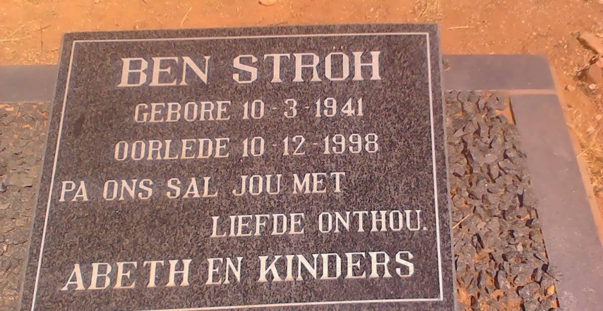 STROH Ben 1941-1998