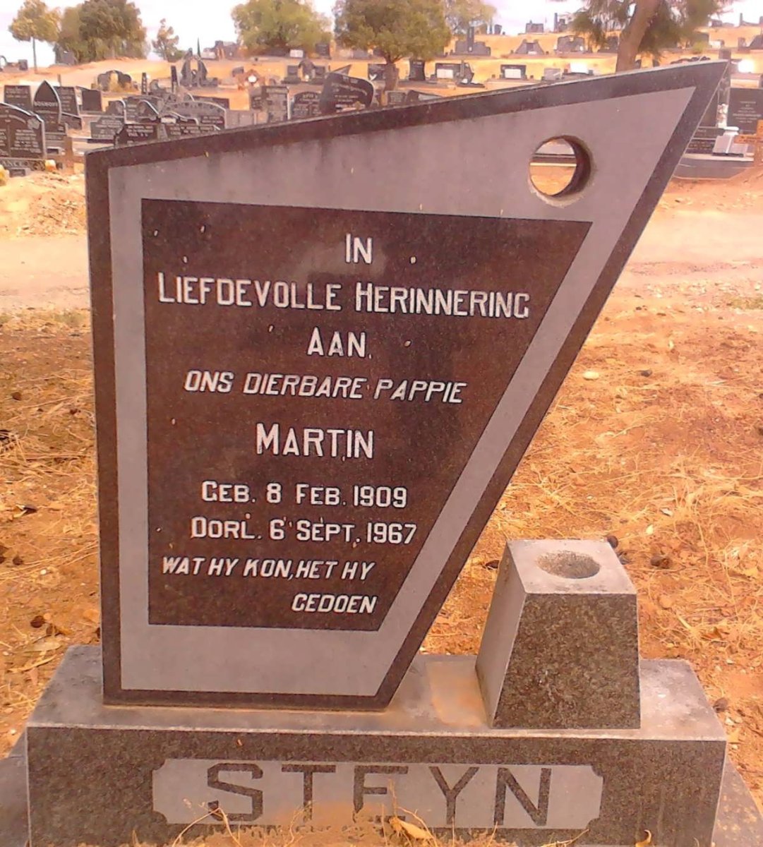 STEYN Martin 1909-1967