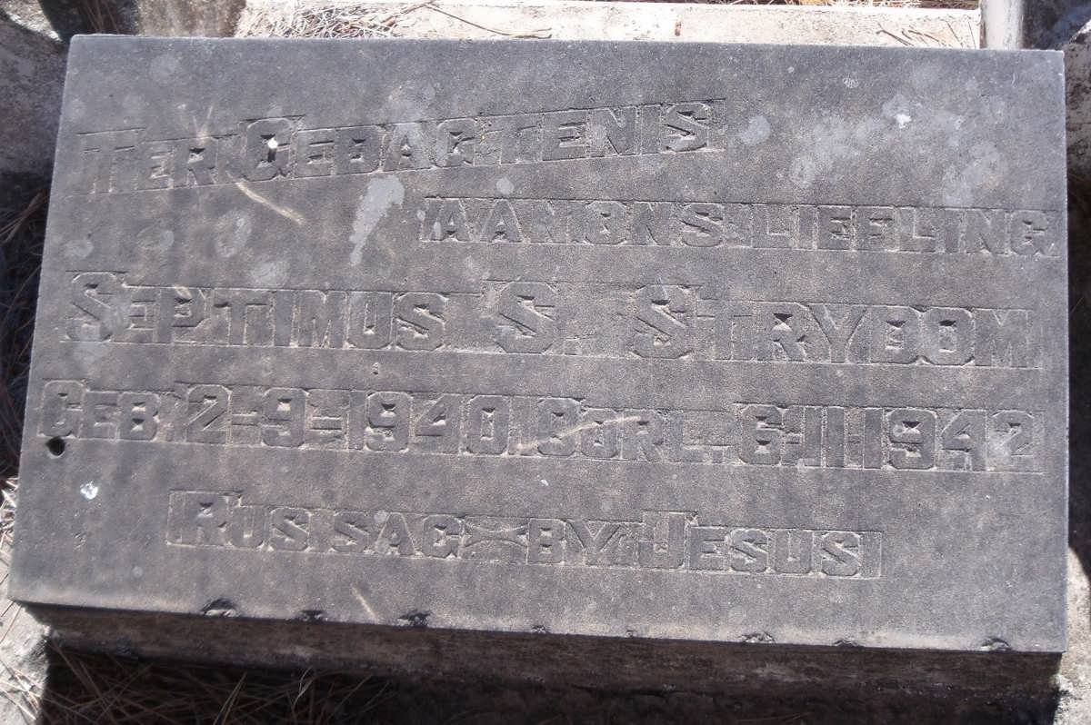 STRYDOM Septimus S. 1940-1942