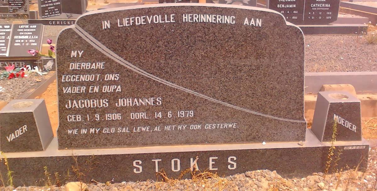 STOKES Jacobus Johannes 1906-1979