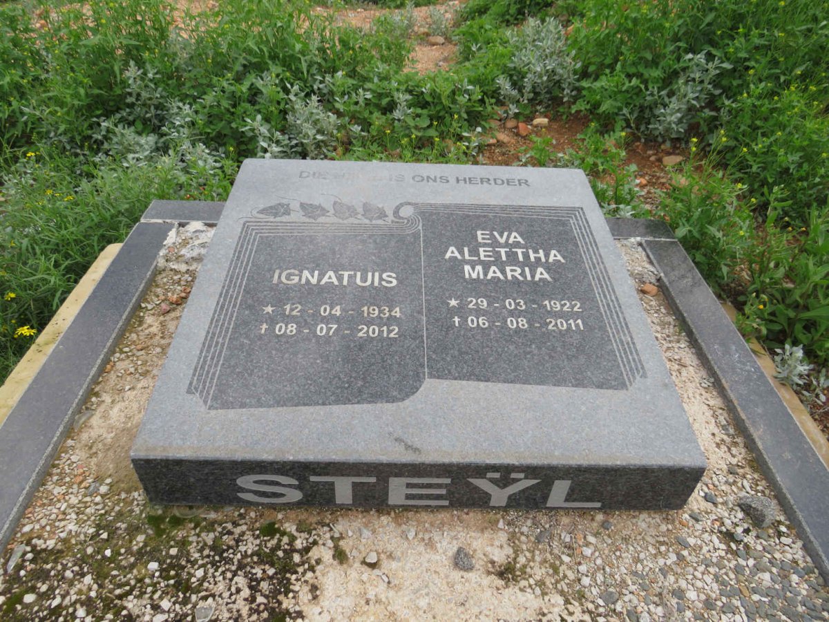 STEYL Ignatuis 1934-2012 & Eva Alettha Maria 1922-2011