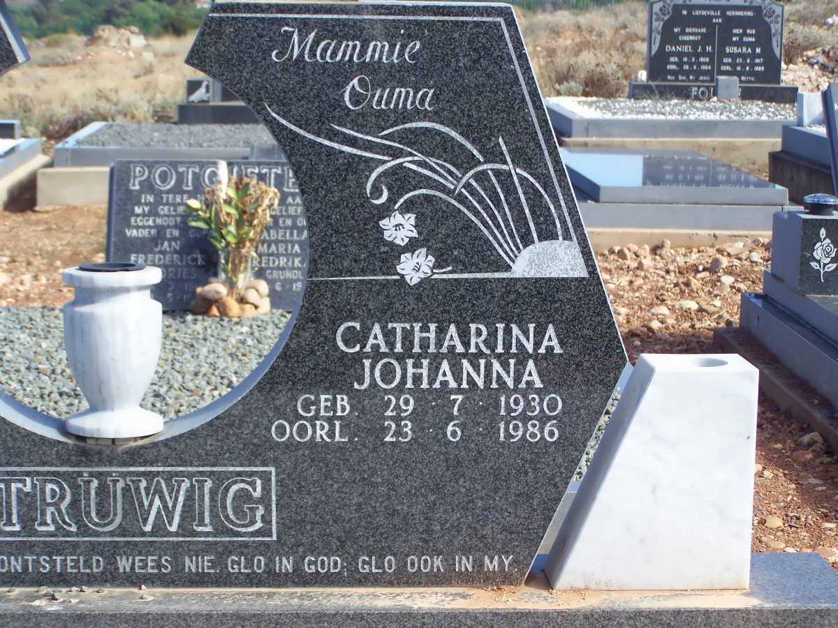 STRUWIG Catharina Johanna 1930-1986