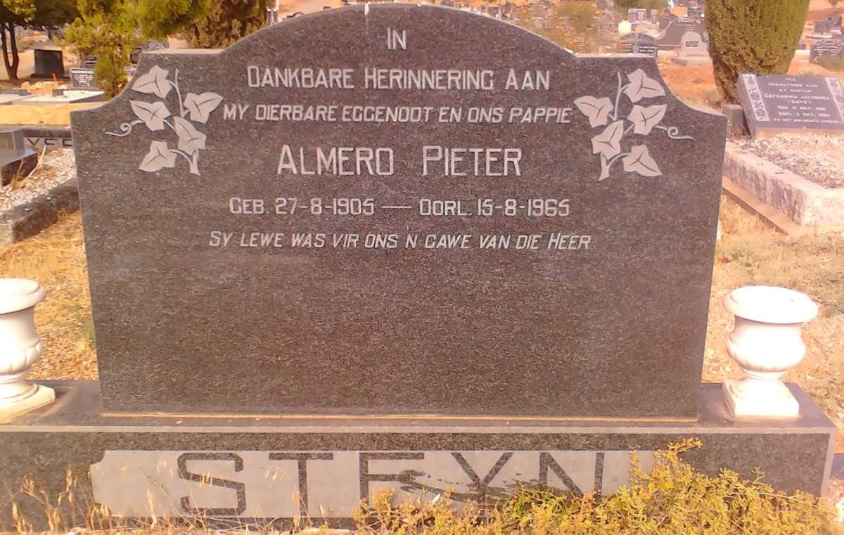 STEYN Almero Pieter 1905-1965