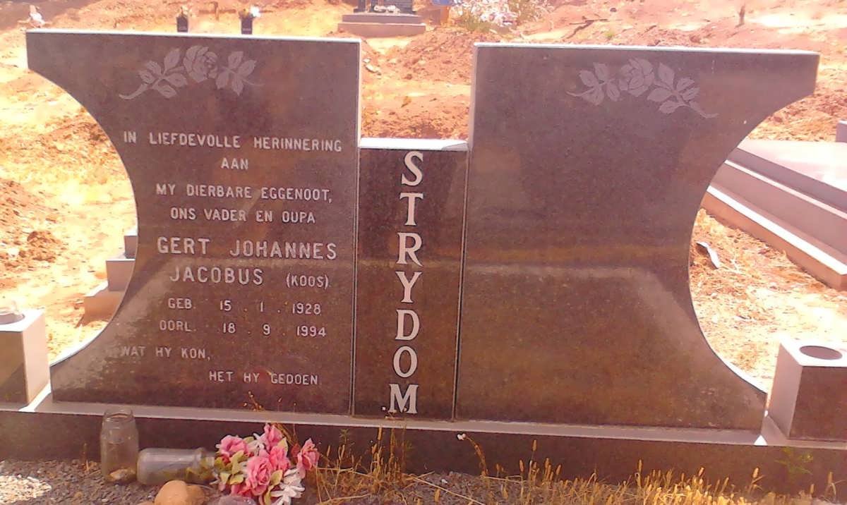 STRYDOM Gert Johannes Jacobus 1928-1994