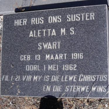SWART Aletta M.S. 1916-1962