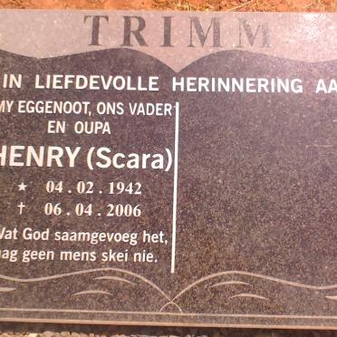 TRIMM Henry 1942-2006