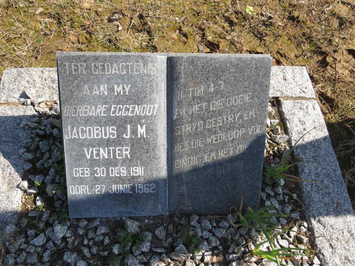 VENTER Jacobus J.M. 1911-1962
