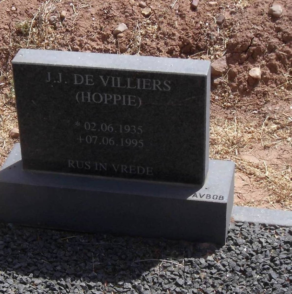 VILLIERS J.J., de 1935-1995