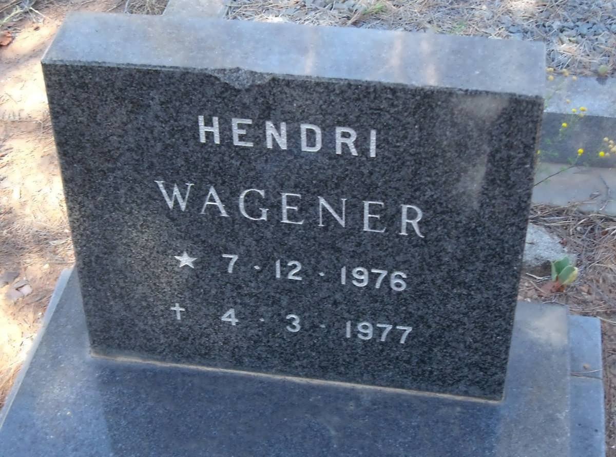 WAGENER Hendri 1976-1977