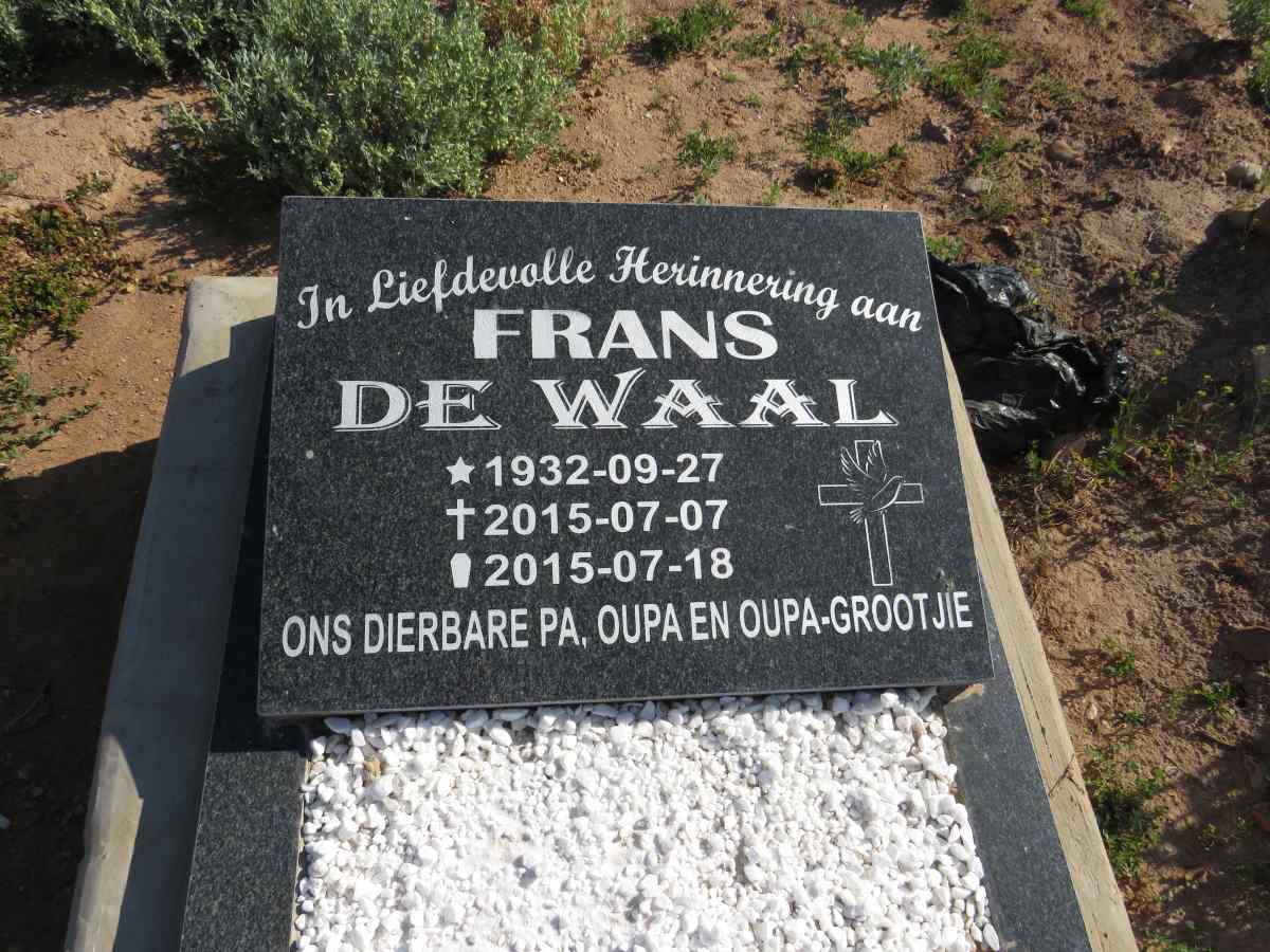 WAAL Frans, de 1932-2015