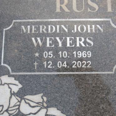 WEYERS Merdin John 1969-2022