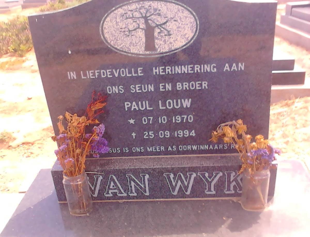 WYK Paul Louw, van 1970-1994