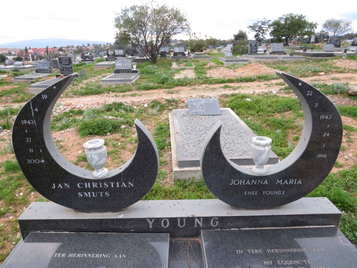 YOUNG Jan Christian Smuts 1943-2004 & Johanna Maria YOUNG 1943-1998 