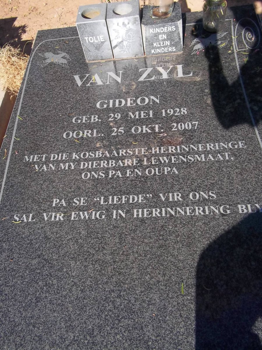 ZYL Gideon, van 1928-2007