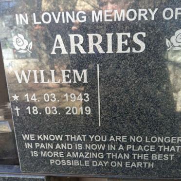 ARRIES WIllem 1943-2019